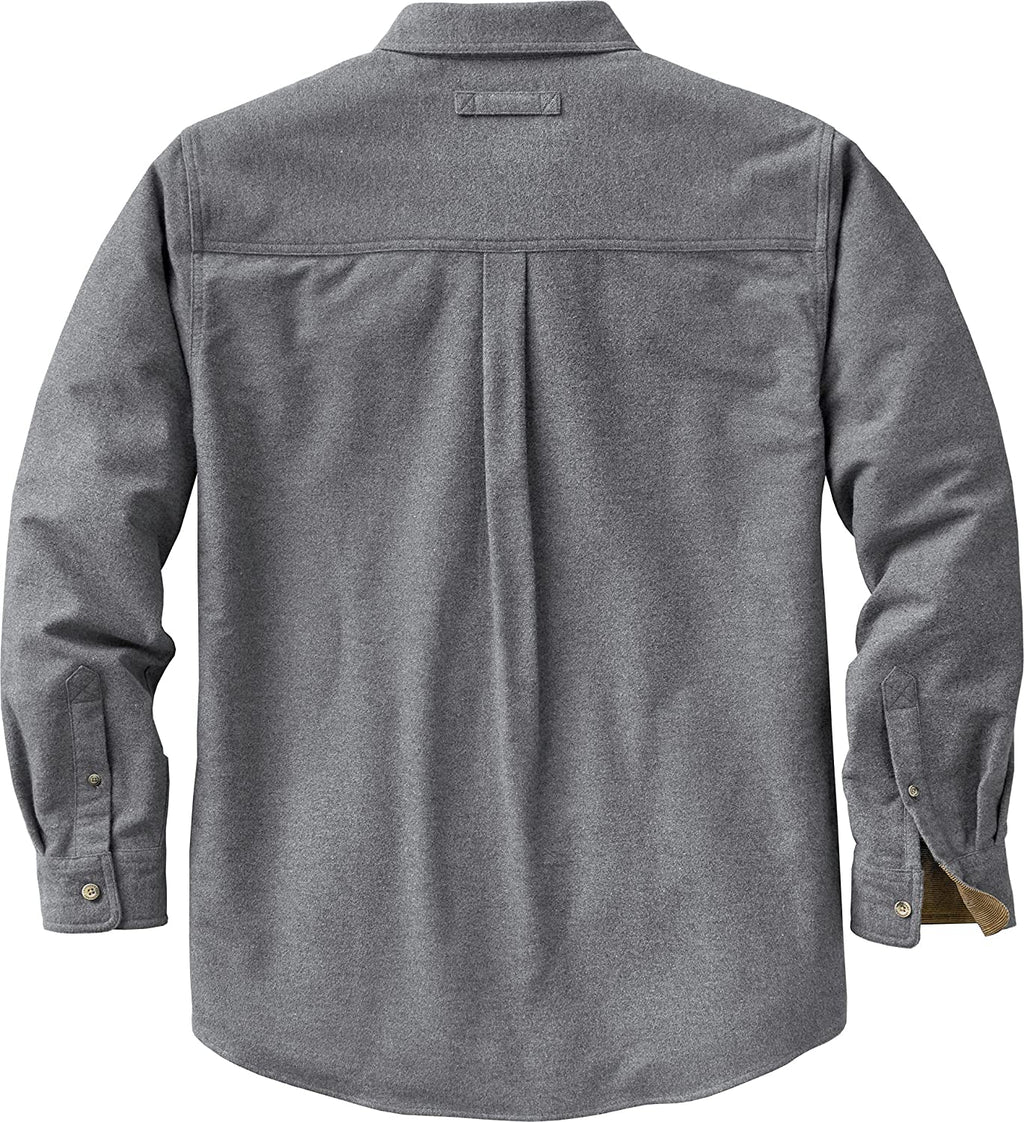 Mens Long Sleeve Button down 100% Cotton Flannel Shirt