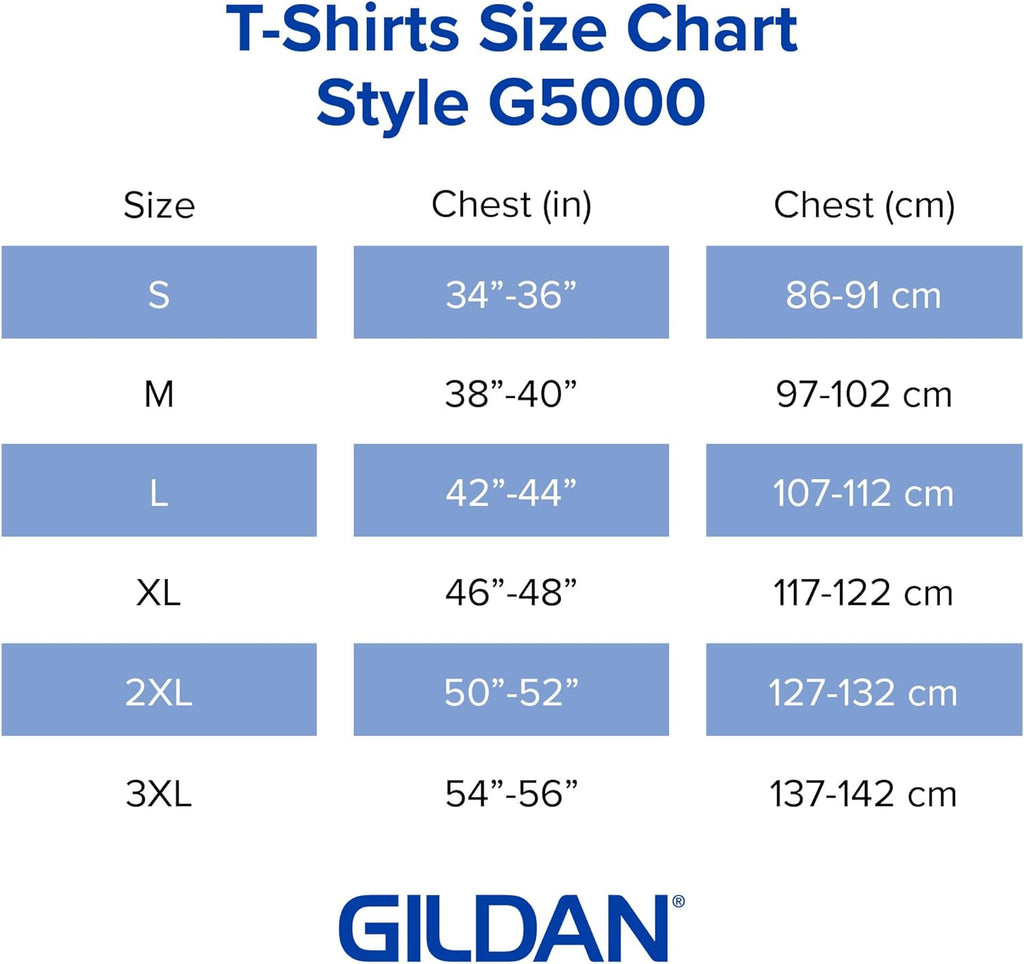 Adult Heavy Cotton T-Shirt, Style G5000